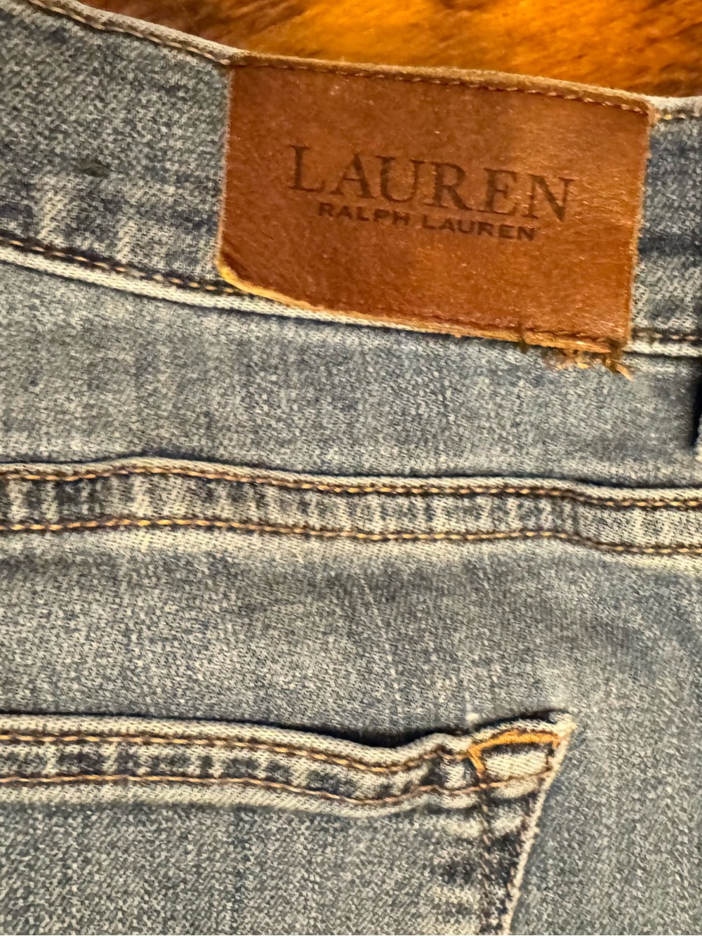 Lauren Ralph Lauren Plus Size Jeans 16W Medium Wash - Picture 3 of 4